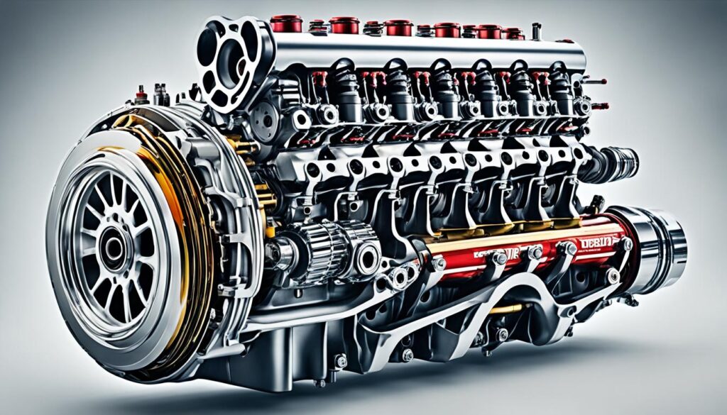 Komponen utama mesin mobil F1